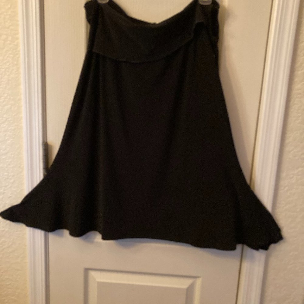 Black A-Line Women's Skirt